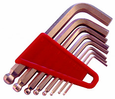 Set Inbus ključev z okroglo glavo 2-10 mm 8 kos