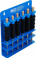Set izbijačev z zaščito za roke 3-8 mm 6 kos