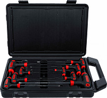 Set izvijačev s T-ročajem INBUS 2 - 10 mm 9kos.
