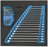 Set kombiniranih ključev v 2/3 CT module