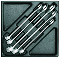 Set kombiniranih ključev v 2/3 ES modul za orodje.