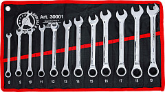 Set kombiniranih ključev z ragljo