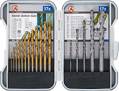 Set kombiniranih svedrov 1.5–10 mm 17 delni