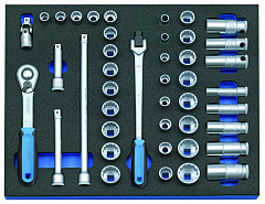 Set nasadnih ključev  3/8