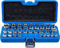 Set nasadnih ključev E-TORX E4-E24 28 kos