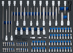 Set nasadnih ključev in bitov v peni