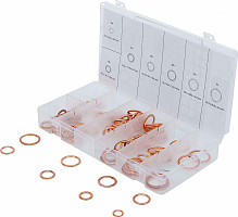 Set O-ringov bakrenih Ø 6 - 20 mm 95 kos