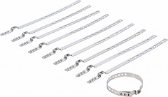 Set objemk manšete polosovine inox 7 mm 20 – 50 mm 10 kosov