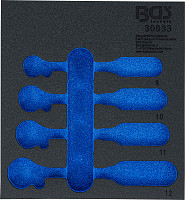 Set odprtih obročnih ključev v peni /16