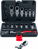 Set račne in bitov Push-Fit 6–20 mm 27 kos