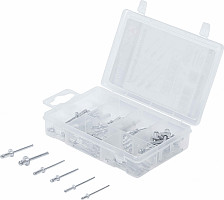 Set slepih kovičnikov Ø 2.4 – 4.8 mm 70 delni