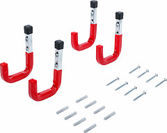 Set stenskih kljuk 4 kos