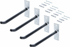 Set stenskih kljuk za platišča 250mm 4 kos