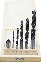 Set svedrov za les 4-12 mm 6 kos