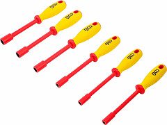 Set VDE natičnih izvijačev 6-kotni 5.5-12 mm 6kos