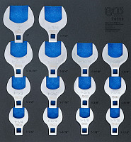 Set viličastih nastavkov Crowfoot colski 1/2