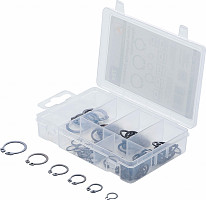 Set zunanjih varovalnih obročkov Ø 8 do 19 mm 78 kos