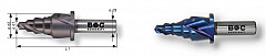Stopničasti sveder s spiralnim utorom TIP LPM HSS 6–18 mm