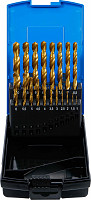 Twist Drill Set HSS titanijev nitrid 1 - 10 mm 19 kosov