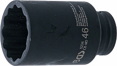 Udarni nasadni ključ 12-kotni (globoki) 1/2