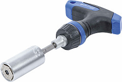 Večnamenska vtičnica z adapterjem in T-ročajem obojestranska