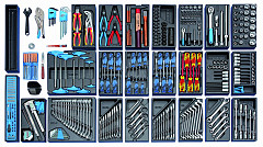 Veliki komplet orodja v modulih, 325 kosov