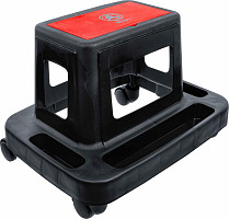 Voziček s policami in predalom